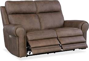 Двухместный диван с реклайнером Duncan (Dark Brown)