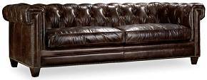Трехместный кожаный диван Chester
