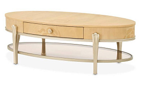 Овальный журнальный стол Camellia Field Caramel