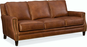 Трехместный кожаный диван Exton