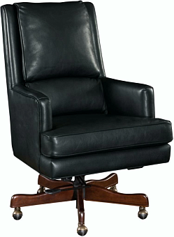 Кожаное офисное кресло Wright (Black)