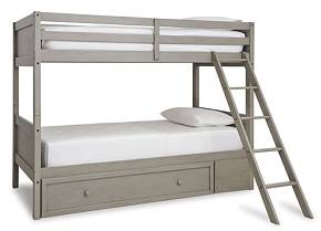 Двухъярусная кровать с ящиком для хранения Lettner