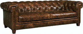 Трехместный кожаный диван Chester
