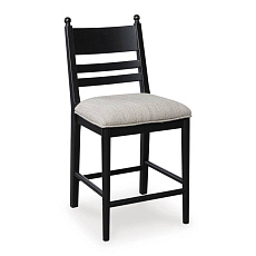 Барный стул с мягким сиденьем Basinger (Black)