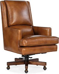 Кожаное офисное кресло Wright (Brown)